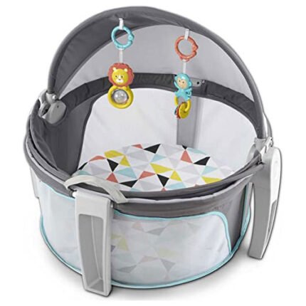 Portable Bassinet with Baby Toys